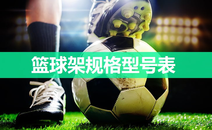篮球架规格型号表