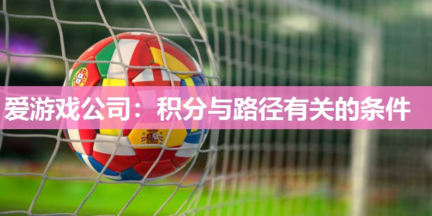 爱游戏公司：积分与路径有关的条件