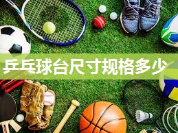 乒乓球台尺寸规格多少