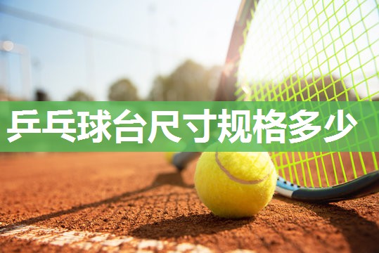 乒乓球台尺寸规格多少